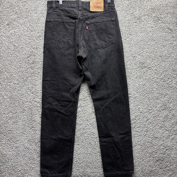 Levi's Other - Levi's 505 Regular Fit Straight Leg Jeans Mens 33x34 Black Vintage Y2K 02/1994